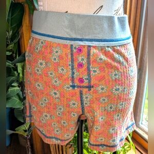 Natural Life Mix & Match Waffle Pajama Boy Shorts Size Medium